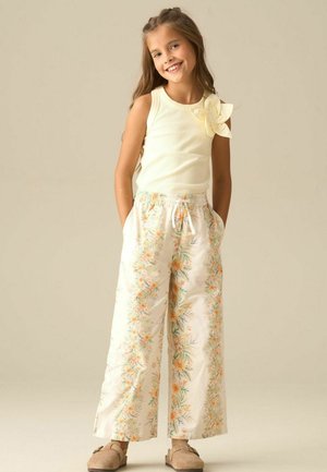 Angel & Rocket, REGULAR FIT - JESS YELLOW FLOWER CORSAGE VEST - Top - yellow