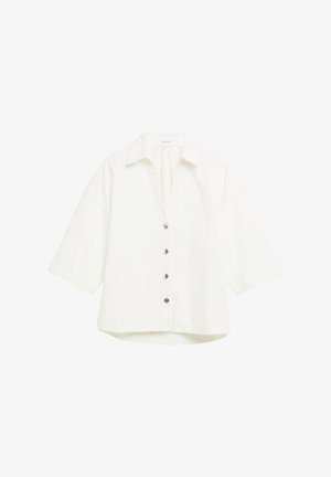 comma, BLUSE - Camicia - creme