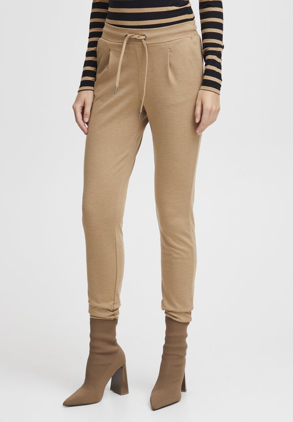 BYRizetta - Tracksuit bottoms - tiger's eye melange