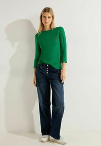 Cecil UNIFARBE - Langarmshirt - grün