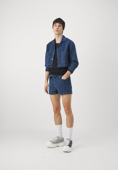 DAVID CATALAN CROPPED - Teksajakk - blue