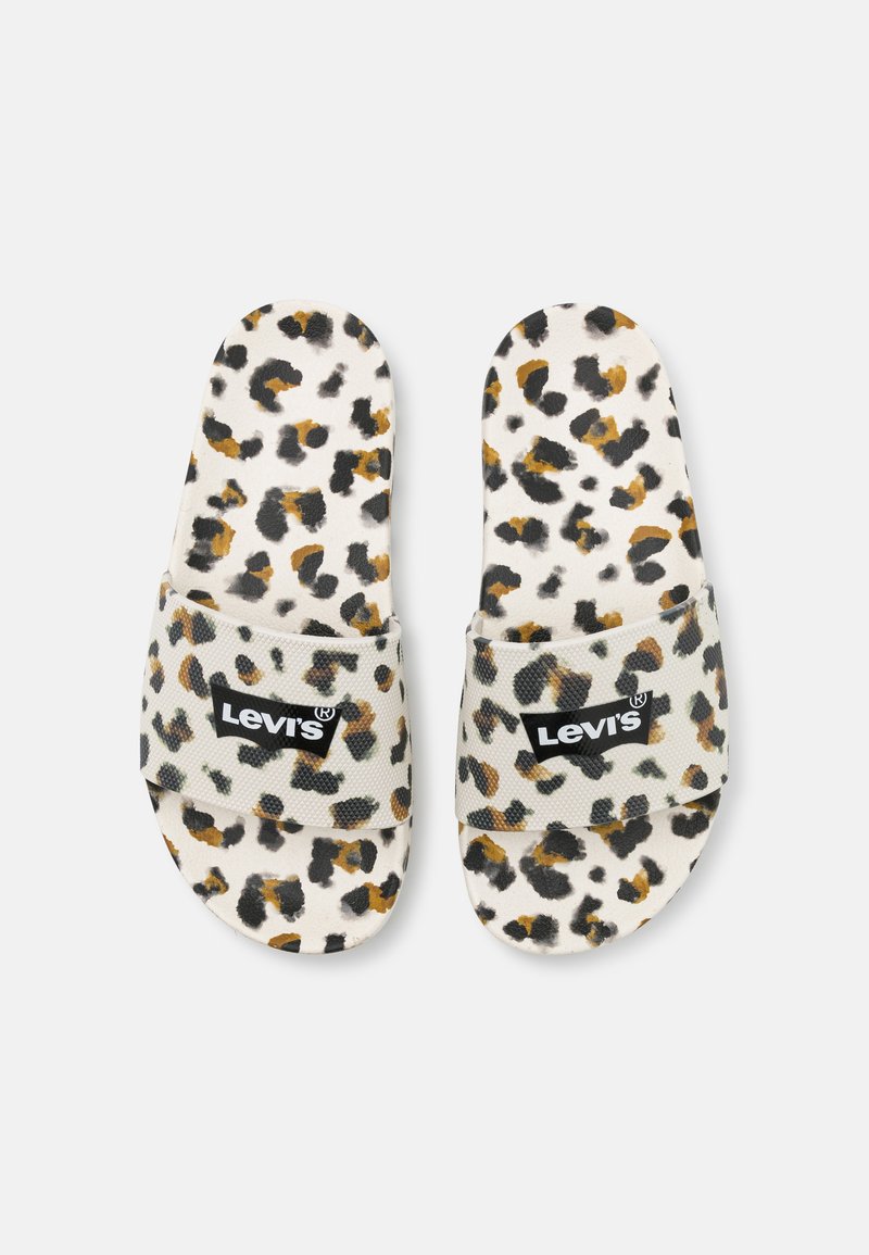 Damen Zehentrenner | Levi's® JUNE STAMP Pantolette flach offwhite - CY14436 Damen Zehentrenner | Levi's® JUNE STAMP Pantolette flach offwhite - CY14436