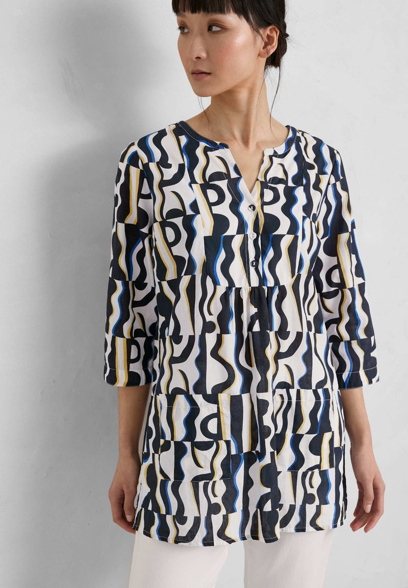 Seasalt Cornwall AVENTURIER Tunique bold shapes maritime/bleu