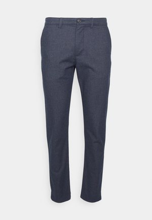 Selected, SLH175-SLIM MILES BRUSHED PANTS W NOOS - Kalhoty - dark sapphire detailstructure
