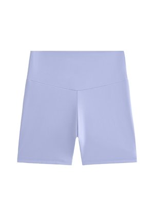 OYSHO COMFORTLUX HIGH RISE 10cm HOT PANTS - Tajice - dark purple