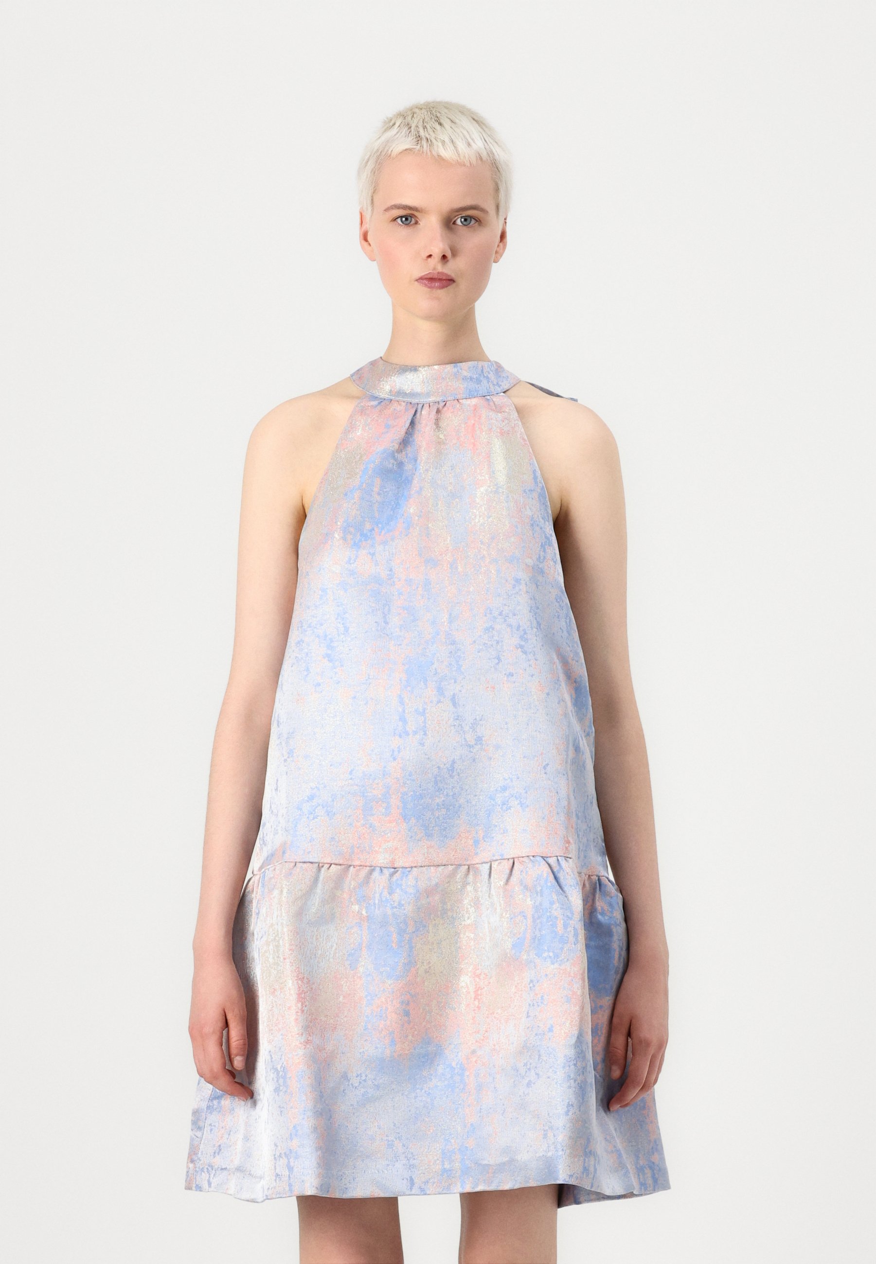 princess polly baby blue dress A Blue Striped Shirt Makes Every Outfit Better main image 0