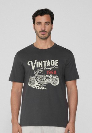 T-shirt con stampa - Black