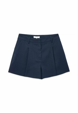 NA-KD, TAILORED HIGH WAIST SHORTS - Shorts - navy