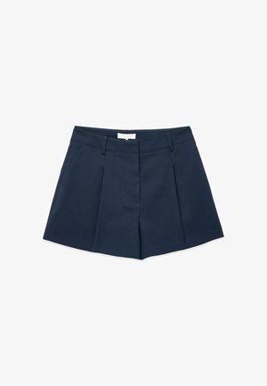 NA-KD, TAILORED HIGH WAIST SHORTS - Lühikesed püksid - navy