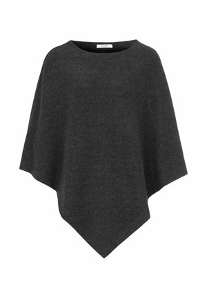 Cellbes of Sweden, SUPER SOFT, ONE-SIZE PONCHO - Poncho - black melange