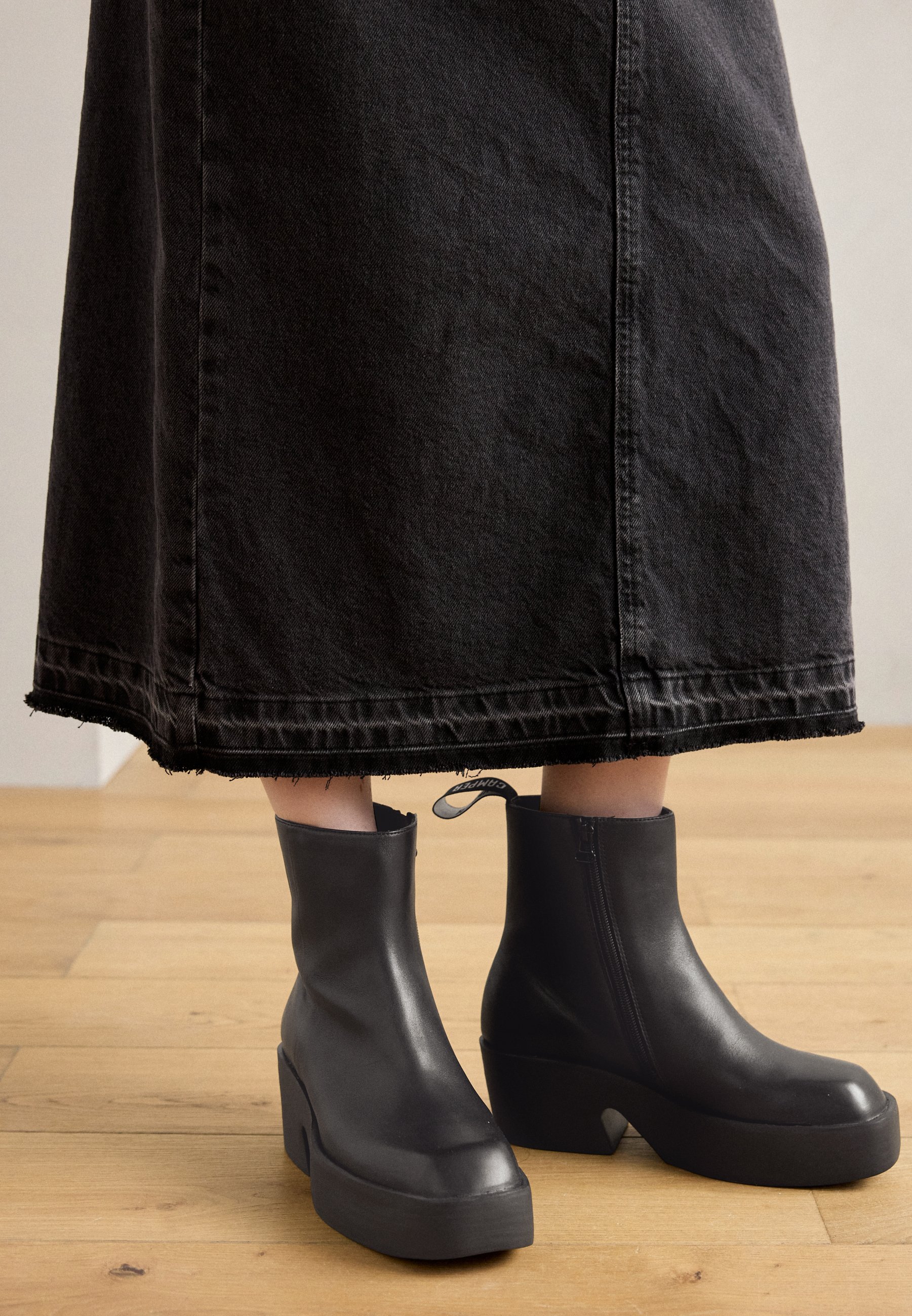 Camper BILLIE - Platform ankle boots - black - Zalando.co.uk