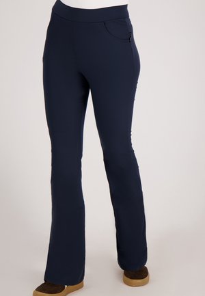 TRAVELSTOF FLARED  - Broek - blauw