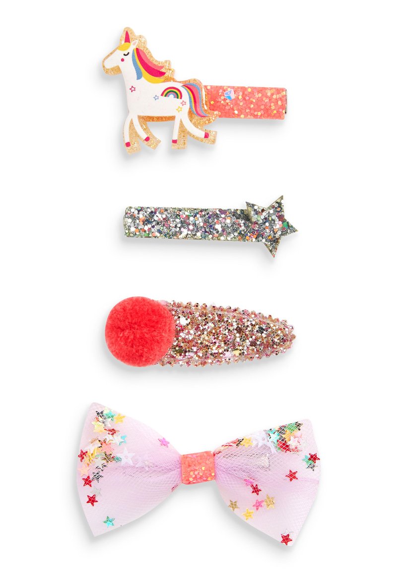 Next 4 PACK HAIR CLIPS HaarStylingAccessoires red/rot Zalando.de