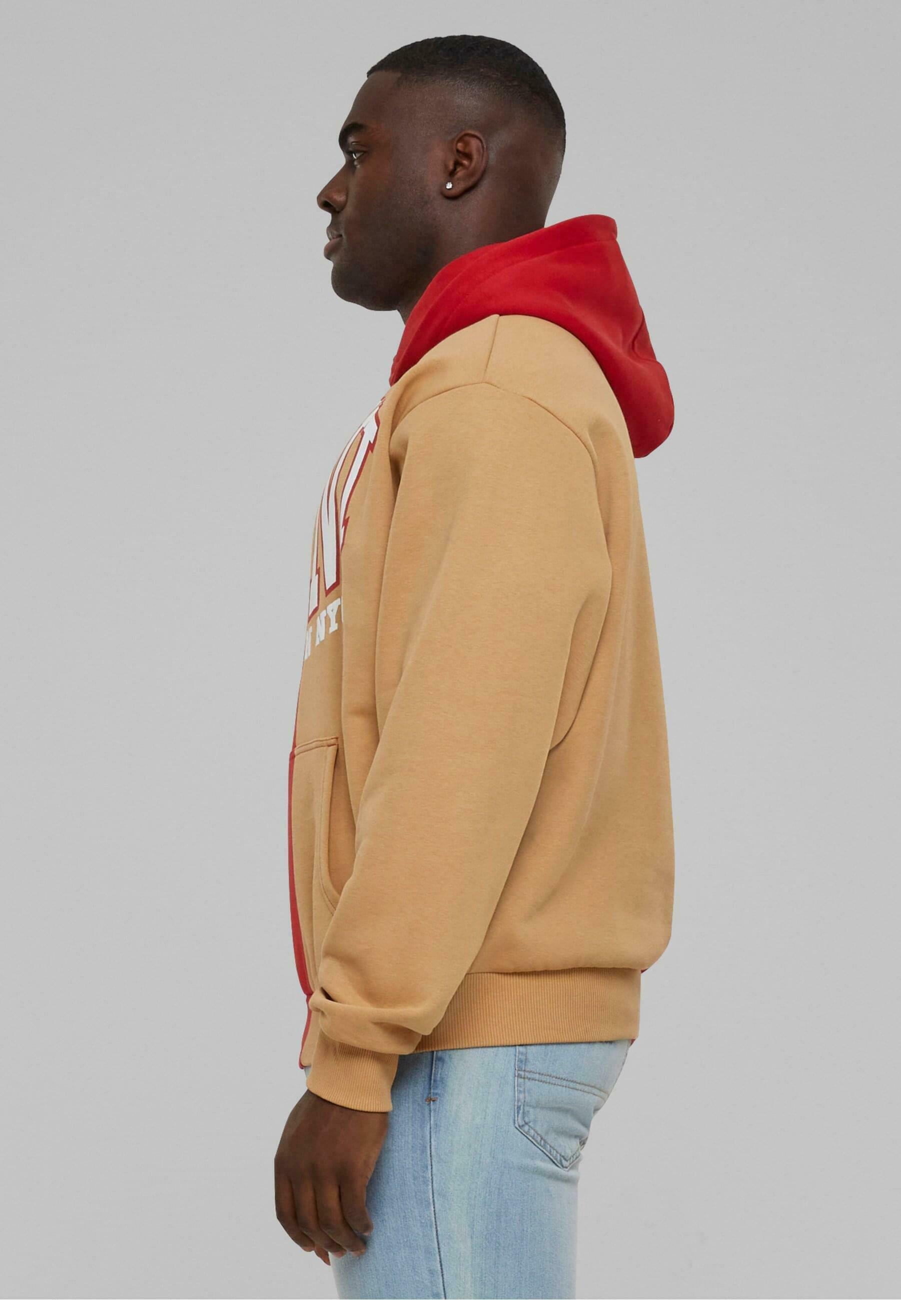 Karl Kani WOVEN RETRO SPLIT OS - Hoodie - red sand/rood