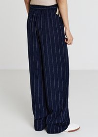 Calliope STRAIGHT  - Pantalon classique - var blu