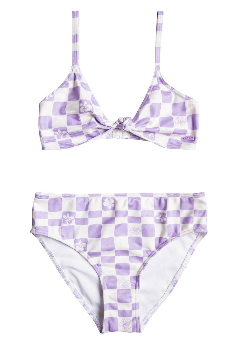 Roxy MAGICAL WAVES SET Bikinier purple rose flower box/pink