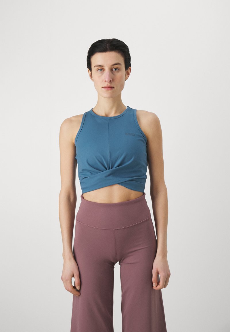 Björn Borg STUDIO CROSS TANK - Top - mallard blue