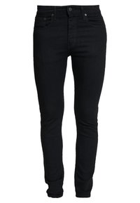 Não selecionado, black denim