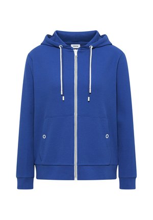 Cecil, LANGARM JACKE MIT KAPUZE UND STRUKTUR - Zip-up sweatshirt - deep river blue