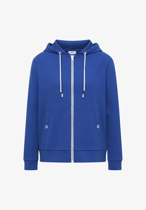 Cecil, LANGARM JACKE MIT KAPUZE UND STRUKTUR - Zip-up sweatshirt - deep river blue
