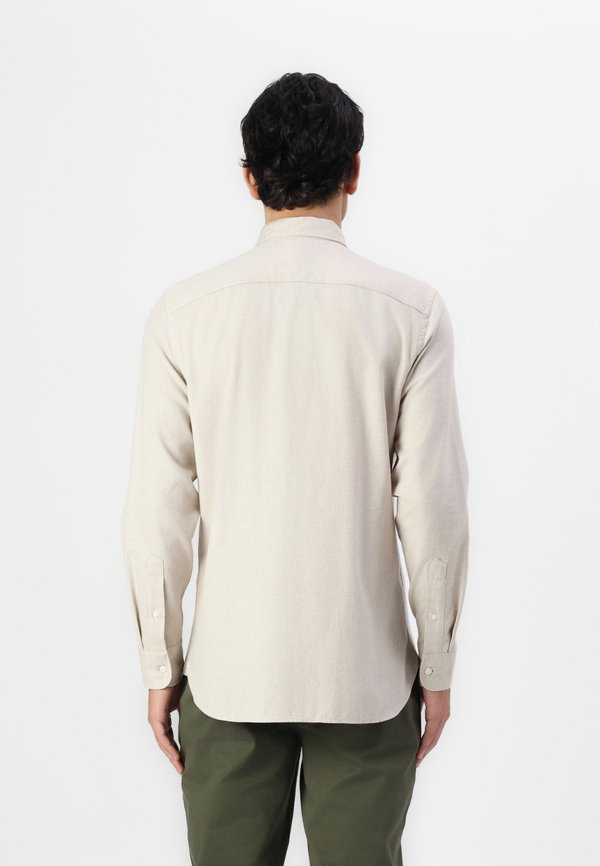 BRUSHED SOLID SHIRT - Shirt - sandalwood4