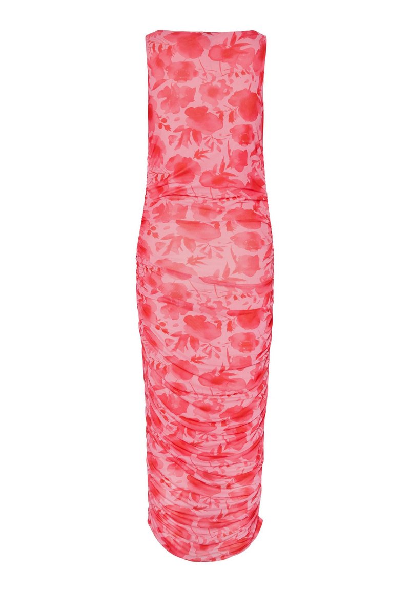 Pieces Maxi-jurk donkerroze Pieces Maxi-jurk donkerroze