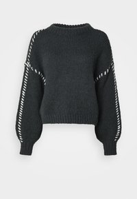 VMFENG O NECK  - Striktrøje - asphalt