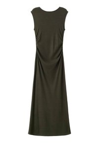 Stickad klänning - khaki