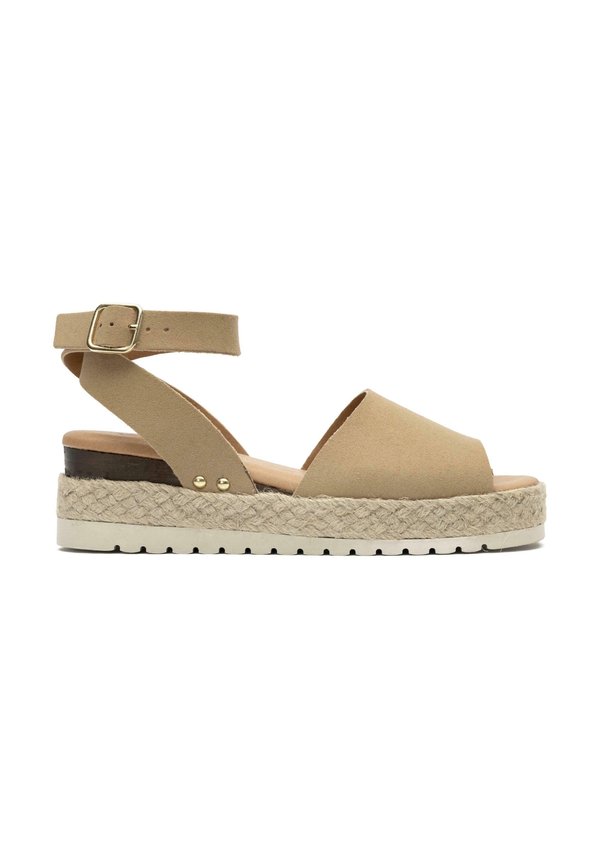 DRAGON - Platform sandals - taupe3