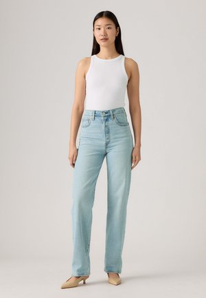 RIBCAGE FULL LENGTH - Straight leg jeans - blasted stone clean psk