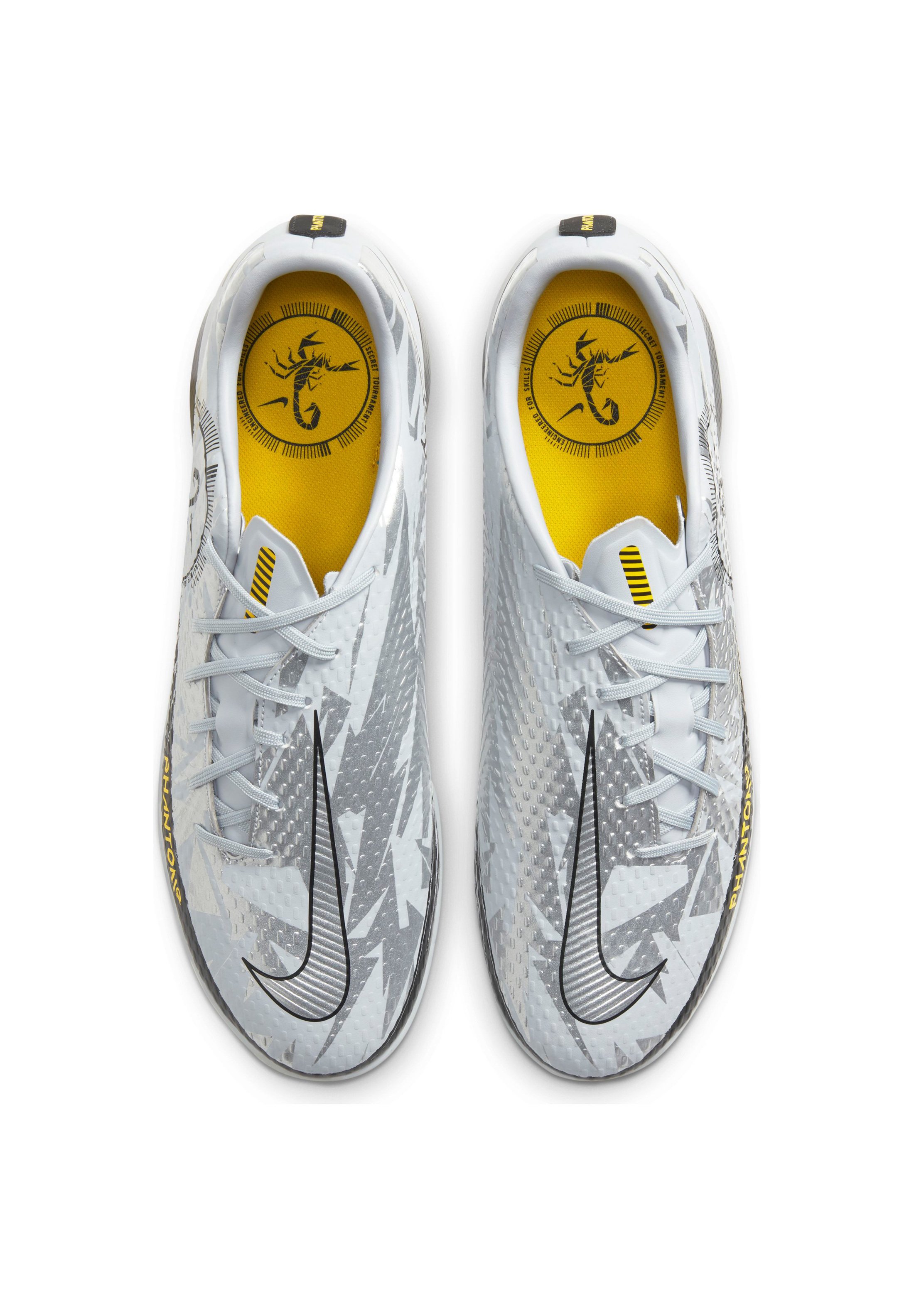 nike silver boots
