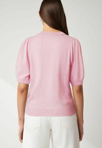 Next ROUND NECK SHORT SLEEVE REGULAR FIT - Paprasti marškinėliai - pink
