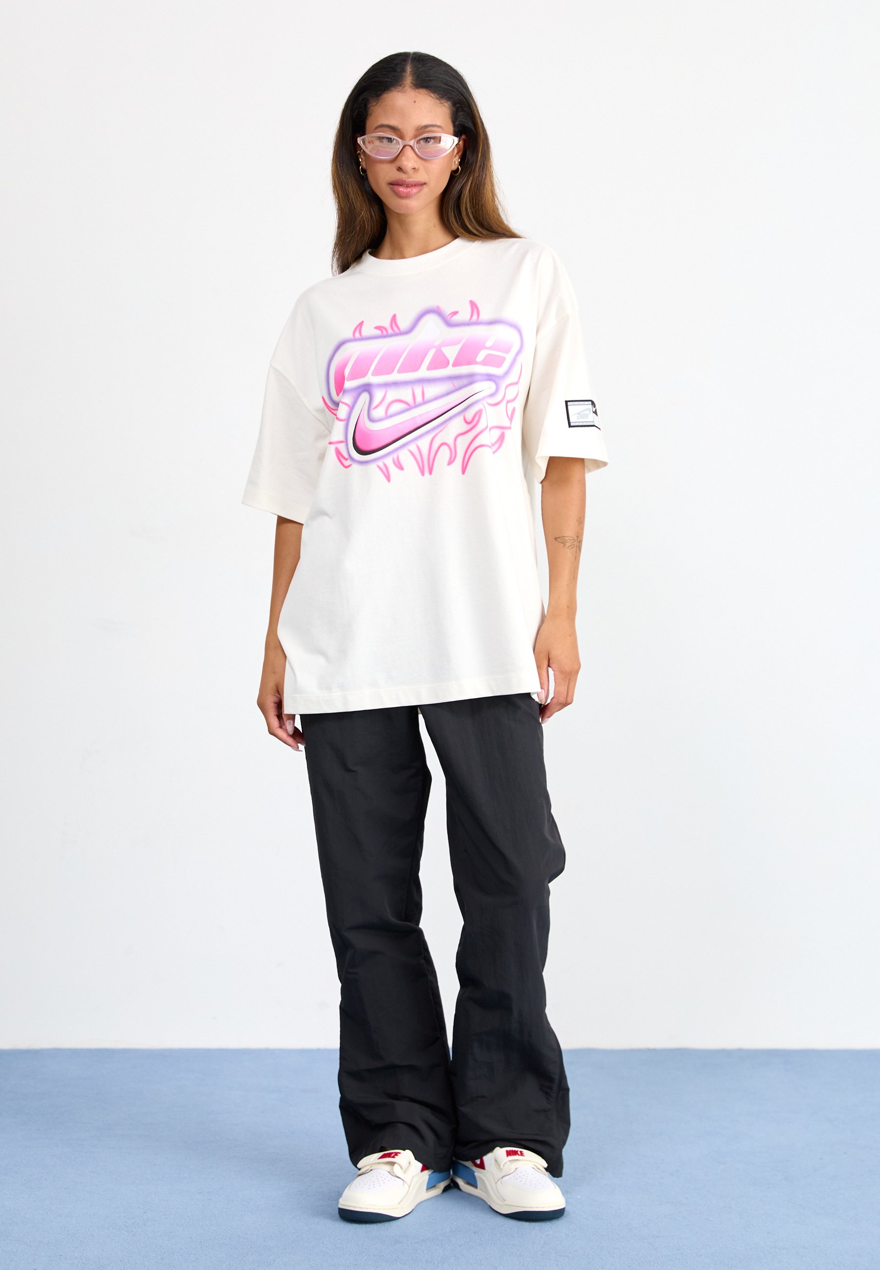 売れ筋商品|||ナイキ Tシャツ レディース トップス DANCE TEE - Print T-shirt - sail Nike Sportswear DANCE TEE - Print T-shirt - sail/off-white