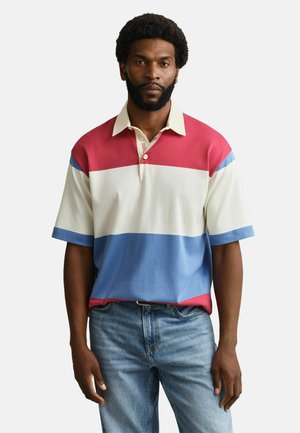 SHORT SLEEVE RUGGER - Polo - muted red