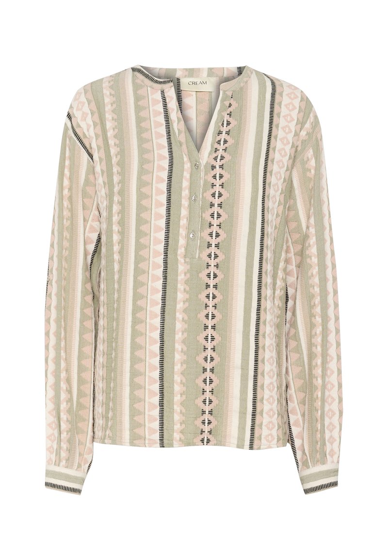 Cream Blouse lichtgroen