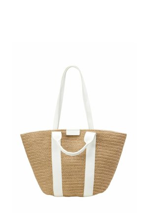 MARTE - Handbag - white cotton