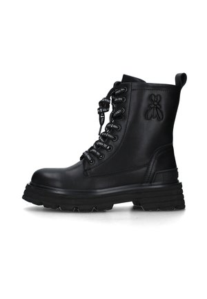 Stivaletti con plateau - black