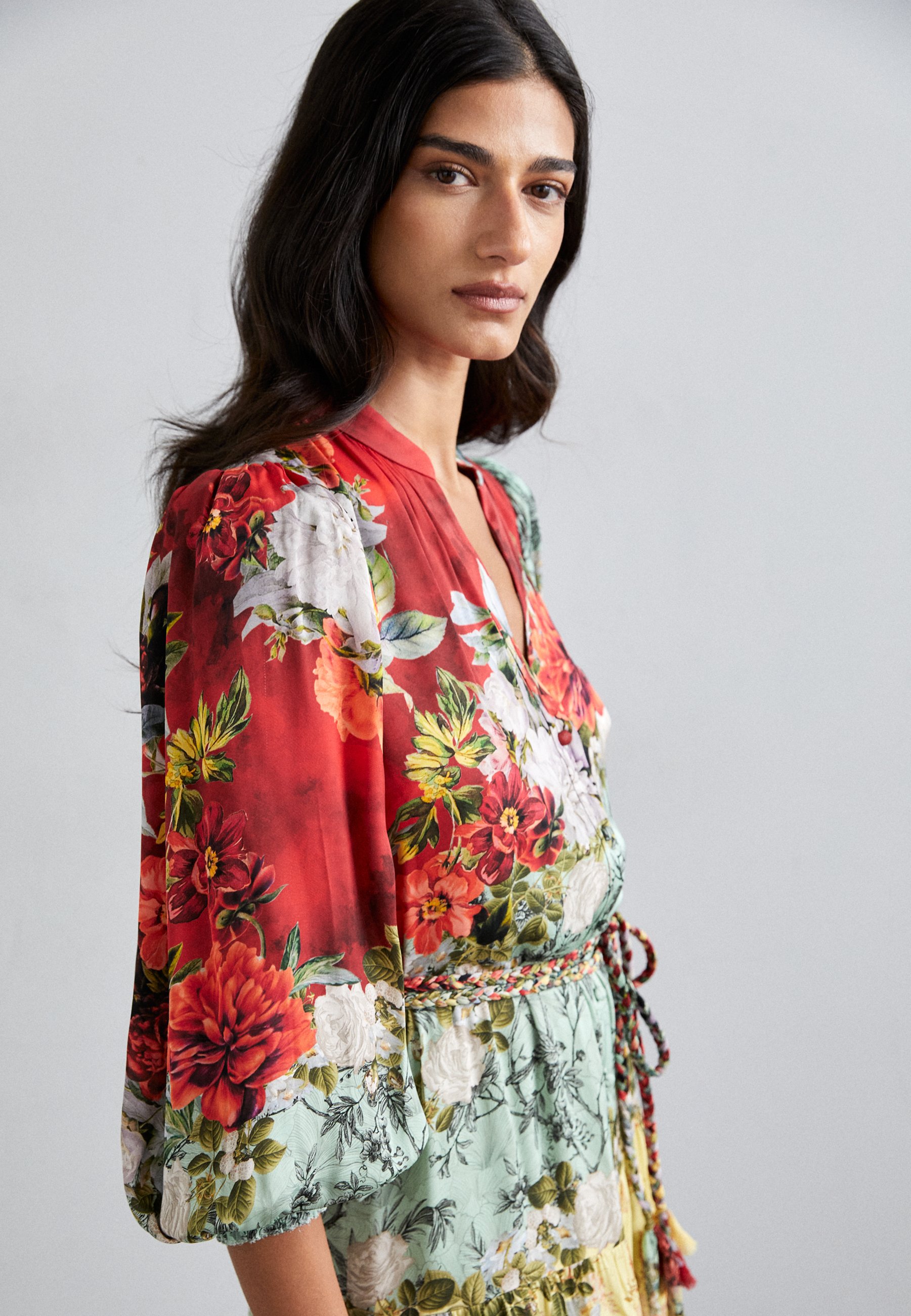 Alice + Olivia ANTONETTE FRONT MINI DRESS - Shirt dress