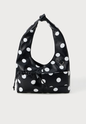 POLKA DOT SLING BAG - Rankinė - black
