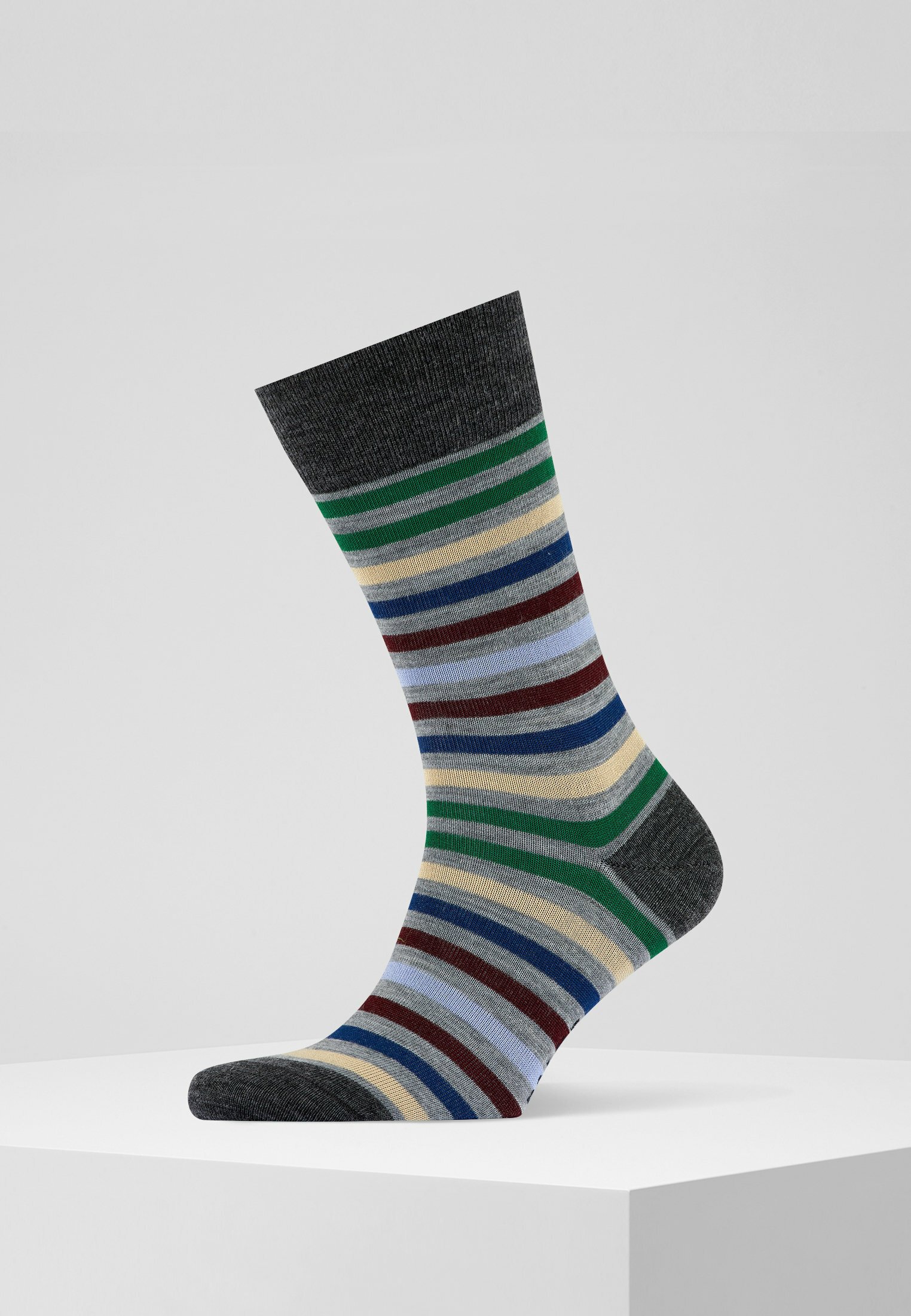 Falke Socken M Grey Mel 3530 Grau Meliert Zalando De