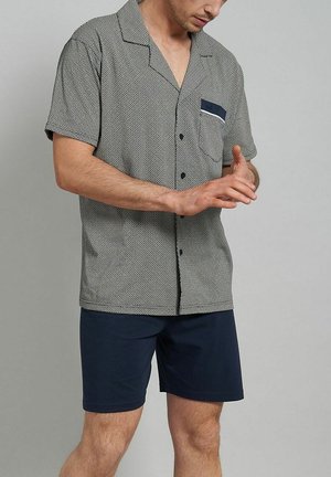 Götzburg Pyjamashirt - navy blau