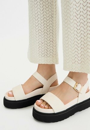 Jenny, Sandalias con plataforma - beige