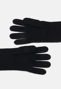 Johnstons of Elgin SHORT CUFF GLOVE - Sõrmkindad - black