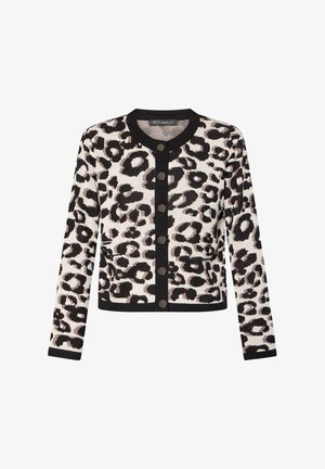 Betty Barclay, BETTY BARCLAY MIT JACQUARD STRICK-CARDIGAN - Gilet - patch black beige