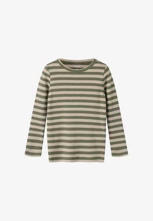 Name it, NMNBANIO LS XSL TOP NOOS UNISEX - Langærmet T-shirt - dusty olive