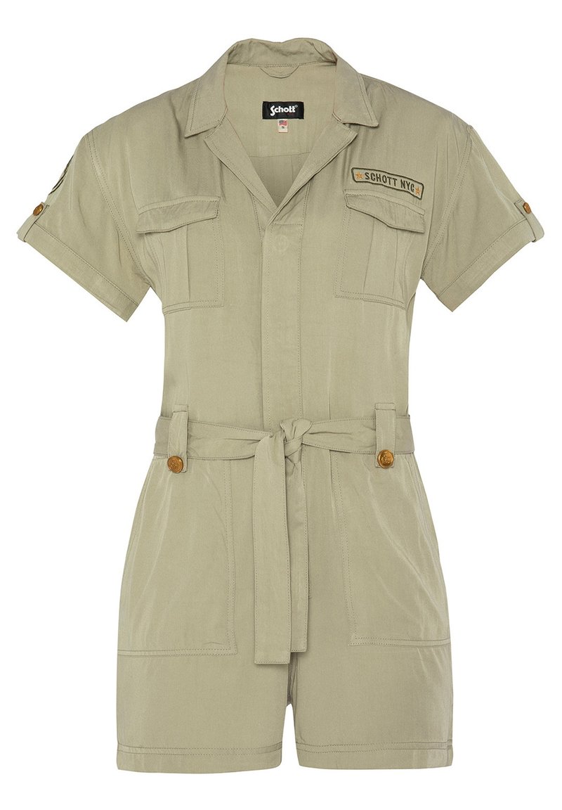 Schott LIGHTWEIGHT ARMY - Jumpsuit - sage kaki
