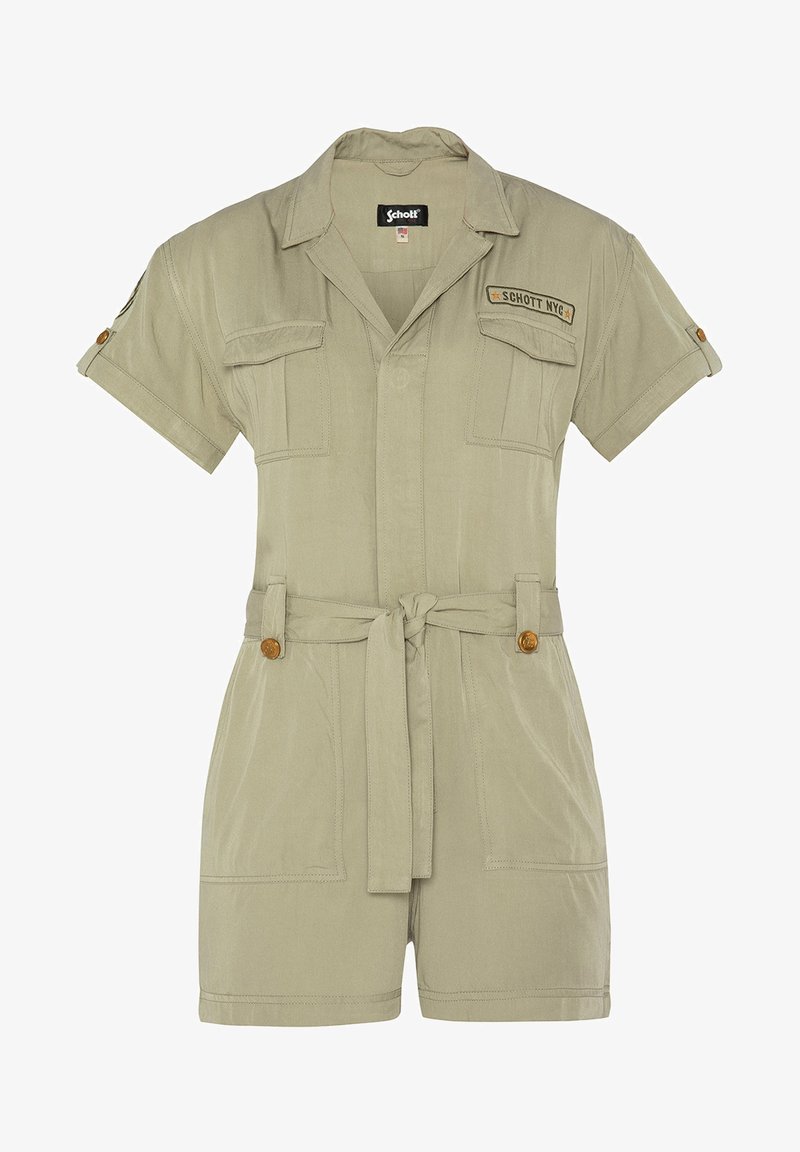 Schott LIGHTWEIGHT ARMY - Jumpsuit - sage kaki
