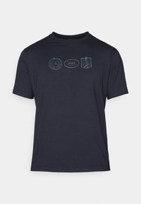 BOSS TEE - Print T-shirt - black