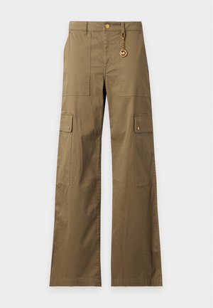 MICHAEL Michael Kors, WIDE LEG PANTS - Cargobukser - safari green