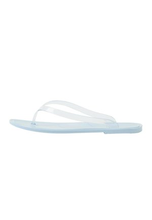 OYSHO, TRANSLUCENT EFFECT BEACHWEAR FLIP FLOPS - Sandales de bain - pale blue